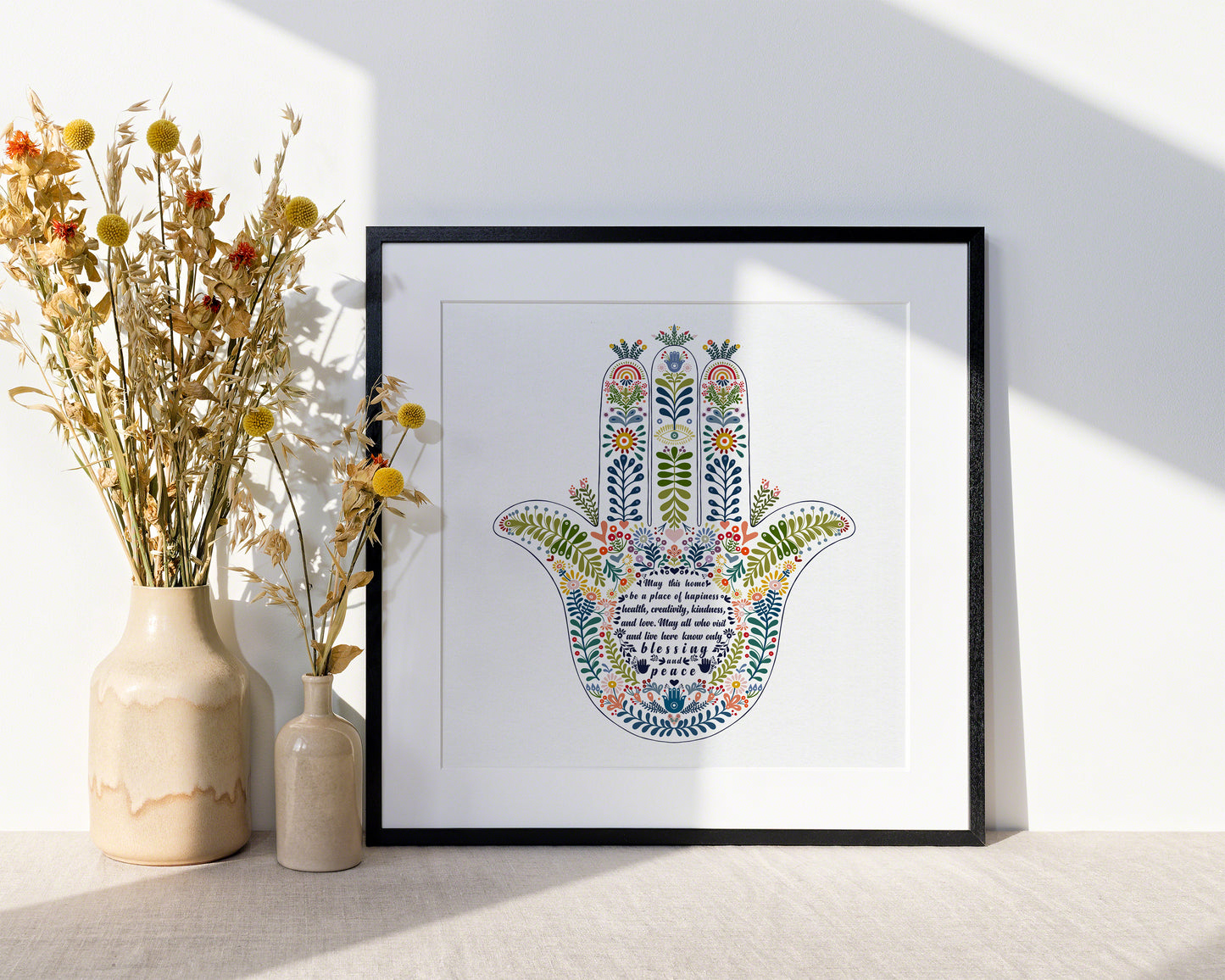 Hamsa Birkat Habayit Colorful