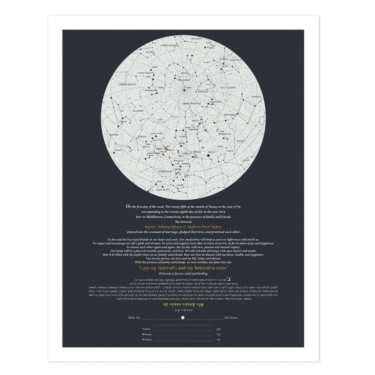 WRITTEN IN THE STARS KETUBAH