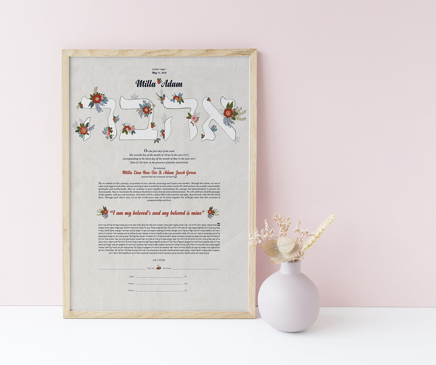 AHAVAH MILLA KETUBAH