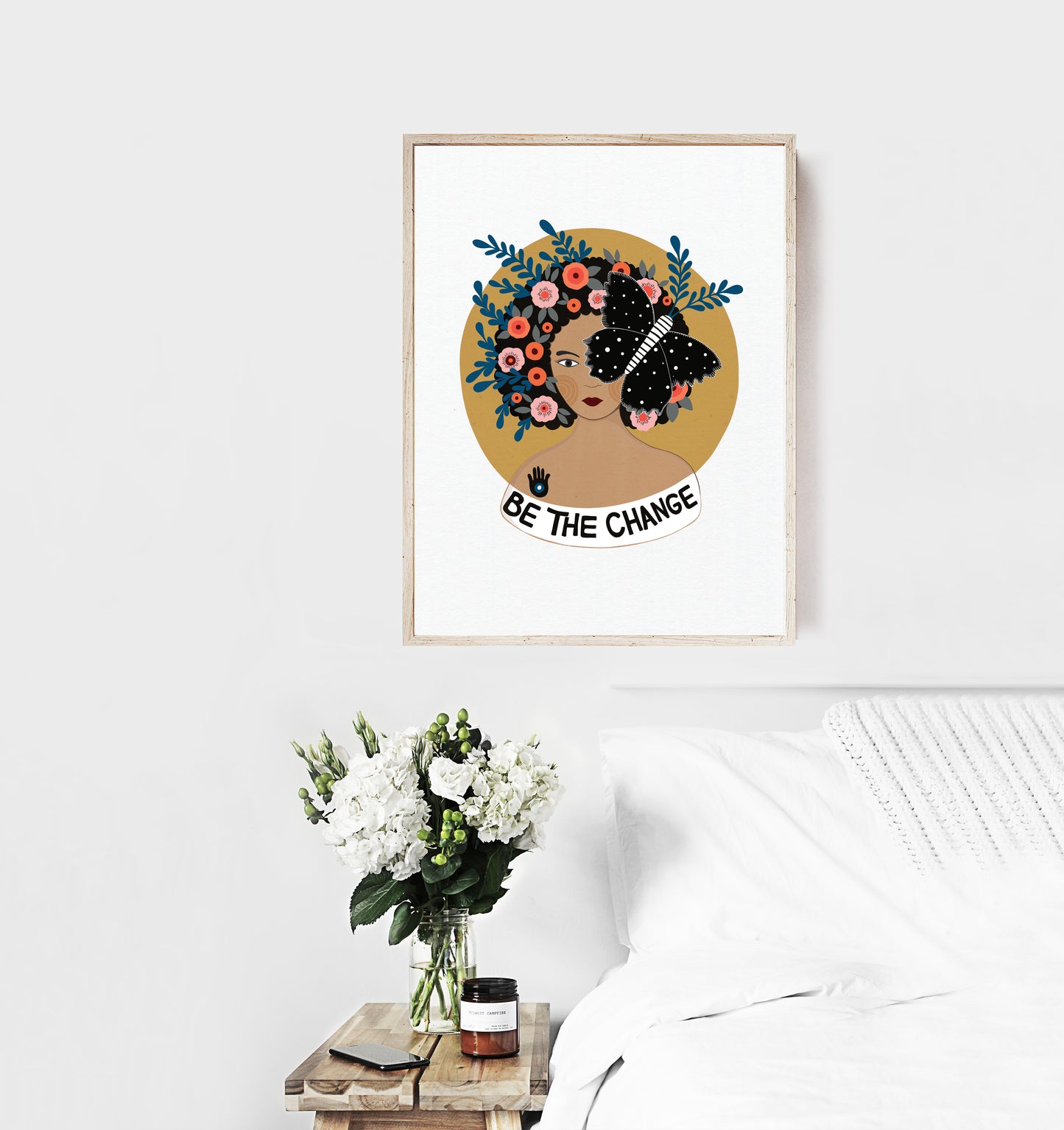 "Be the Change" Art Print