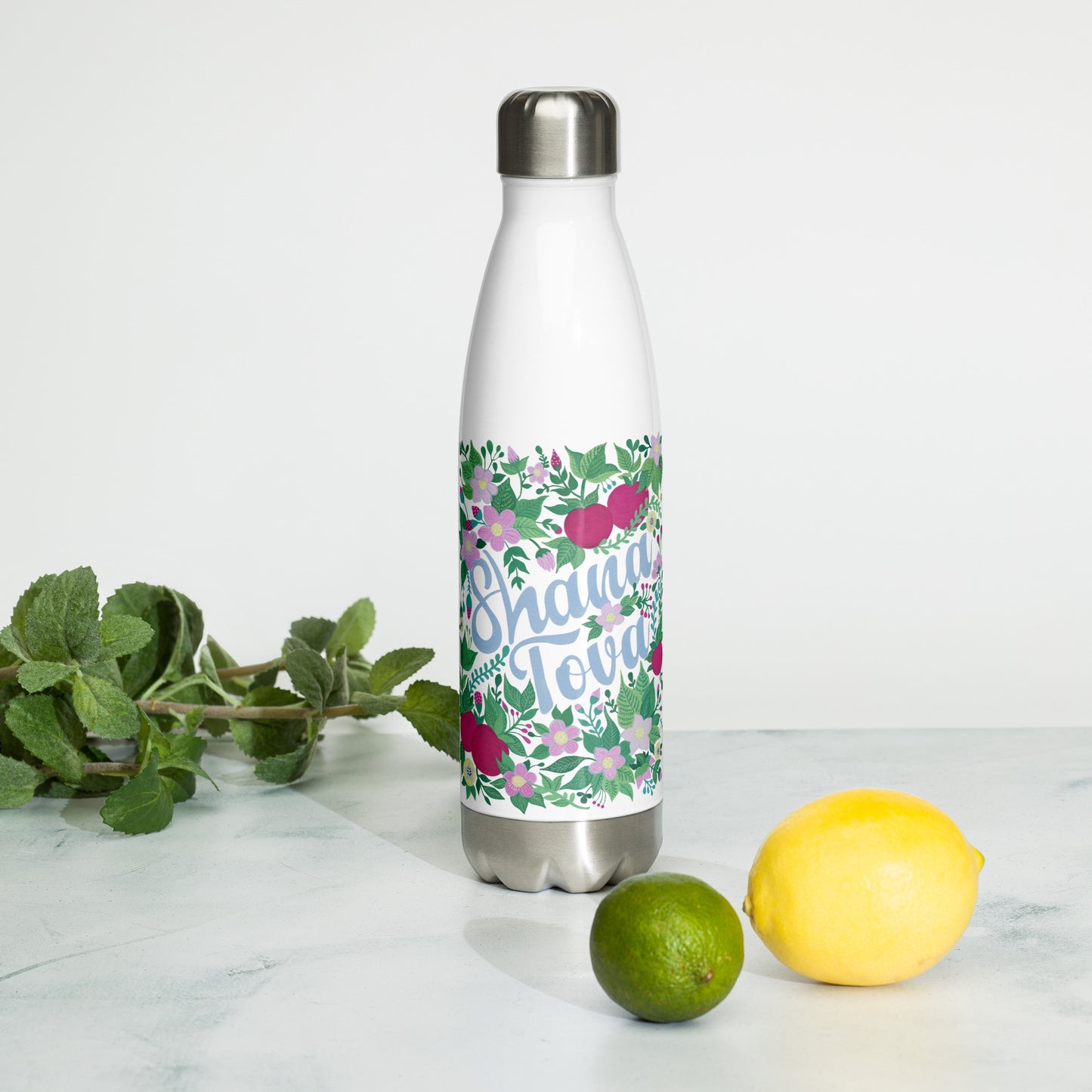 Shana Tova Stainless Steel Water Bottle