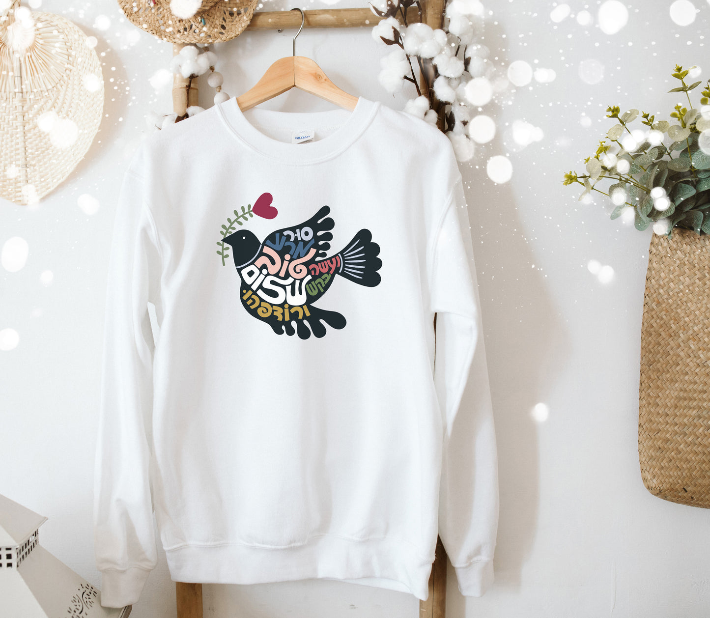 Depart from evil, and do good; seek peace, and pursue it." (Psalms) Unisex Sweatshirt