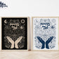Modeh Ani - I give thanks - מודה אני - Art Print blue on white