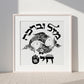 Mazal U Bracha Jewish Home Blessing Chai Good fortune and Mazal luck Black