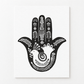 Protection Hamsa Art Print חמסה