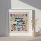 Tzedek Tzedek Tirdof | Justice Justice Shall You Pursue | Hebrew Wall Art