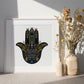 Hamsa Home Blessing Birkat Habayit Art Print - English and Hebrew