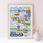 Shir LaMaalot Art Print (Colorful)