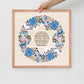 Naama Framed Home Blessing Birkat Habayit poster