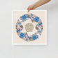 Naama Framed Home Blessing Birkat Habayit poster