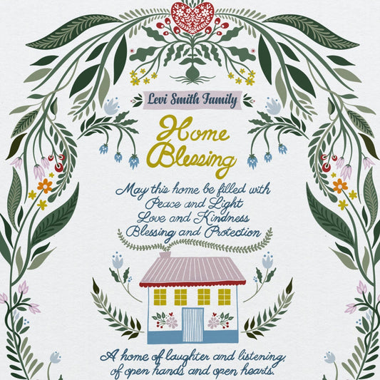 Personalized Home Blessing - English