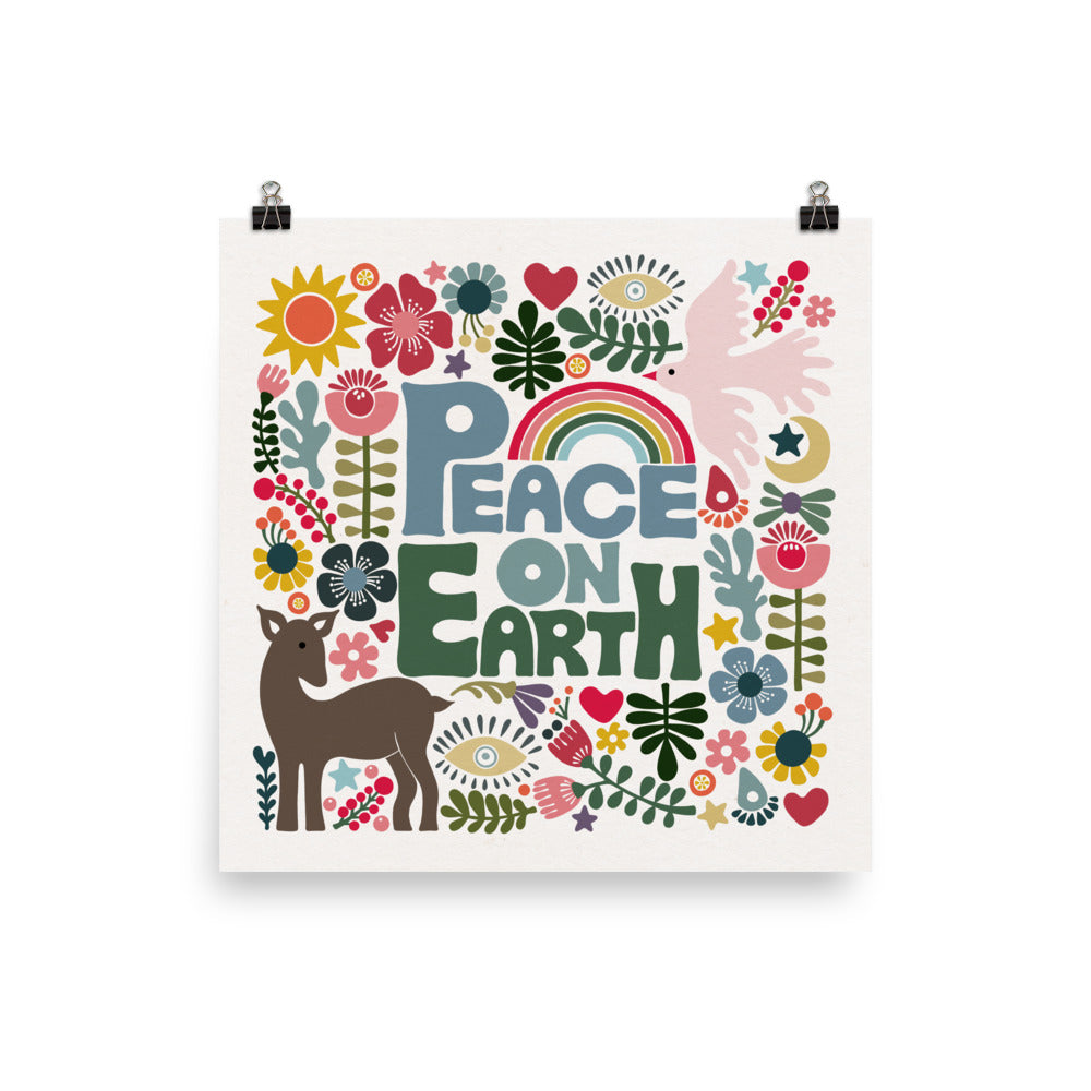 Peace on Earth Art Print (light)