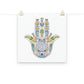 Hamsa Birkat Habayit Hebrew Art Print