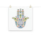 Hamsa Birkat Habayit Hebrew Art Print