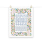 Asher Yatzar Colorful Hebrew and English