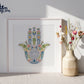 Hamsa Home Blessing Hebrew and French