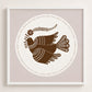 Peace Dove Home Blessing (Hebrew) Art Print