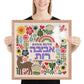 Personalized Framed Hebrew Name Art