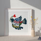 "Depart from evil, and do good ; seek peace, and pursue it." Art Print