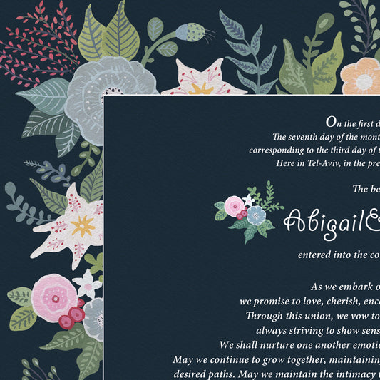 SECRET GARDEN KETUBAH