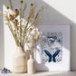 Modeh Ani - I give thanks - מודה אני - Art Print blue on white