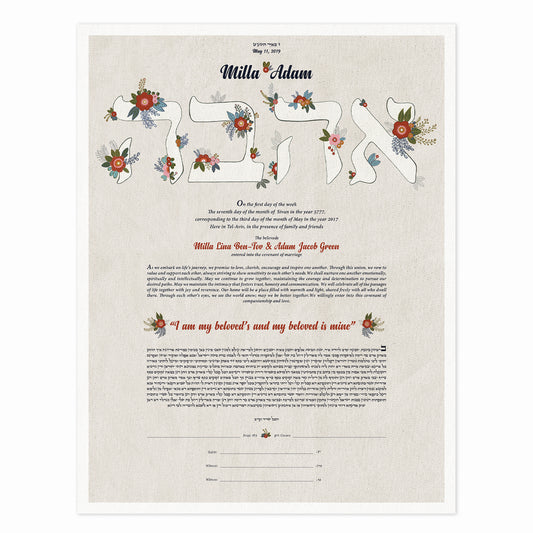 AHAVAH MILLA KETUBAH