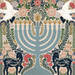 Hanukkah Menorah Eleora Art Print