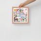 Framed Happy Home Blessing - Birkat Habayit Art Print