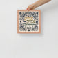 Framed Art Tzedek, Tzedek Tirdof / צֶ֥דֶק צֶ֖דֶק תִּרְדֹּ֑ף / Justice, justice thou shalt pursue Art Print