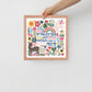Framed Happy Home Blessing - Birkat Habayit Art Print
