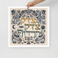 Framed Art Tzedek, Tzedek Tirdof / צֶ֥דֶק צֶ֖דֶק תִּרְדֹּ֑ף / Justice, justice thou shalt pursue Art Print