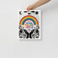 Rainbow Blessing- God's Promise Prayer Art Print