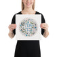 Ahavah Embroidery Art Print