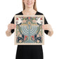 Hanukkah Menorah Eleora Art Print
