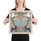 Hanukkah Menorah Eleora Art Print