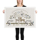 I am my beloved and my beloved is mine Horizontal Art Print
