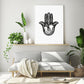 Protection Hamsa Art Print חמסה
