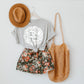 Floral Ahava (Love) Unisex t-shirt