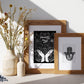 Modeh Ani - I give thanks - מודה אני - Art Print white on black