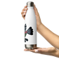 "Depart from evil, and do good; seek peace, and pursue it" Stainless Steel Water Bottle