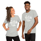 Depart from evil, and do good; seek peace, and pursue it." (Psalms) Unisex t-shirt